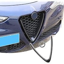 Coperture Maniglie Esterne Per Alfa Romeo Giulia E Stelvio (2017-2020) - Effetto Fibra Di Carbonio, Set 8 Pezzi