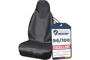Upgrade4cars Waterproof Car Seat Cover Universal | Heavy Duty Faux Leather Front Seat Protector