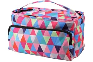 PSSOPP Sac de rangement de fil sac de rangement organisateur de poignées fil de crochet sac de laine boîte de panier panier de bricolage main pull en laine de crochet (XL)