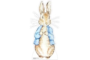 Star Cutouts SC4440 Blue Jacket Rabbit Cardboard Cutout (93 cm) – Adorable Character Display for Kids’ Parties & Family Events