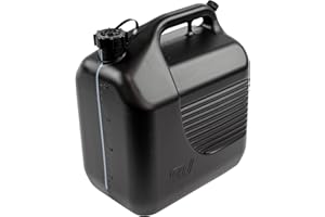 Tayg Bidon 20 litres homologué avec canule et bande de mesure, noir, 603075