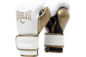 Everlast Powerlock 2R Boxing Gloves, Boxing Gloves for Bags, Mitt Work & Sparring, Advanced Turnback Wrist Support, Quad Layered Foam Inner and Ergonomic Grip - Authentic Everlast Gear