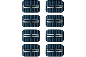 HOTMNTY Trash Can Clips, Plastic Trash Can Clips, Rubbish Bin Fasteners, Bag Clips, Non-Slip Fixing Clip Holder, Trash Can Slider, Pack of 8