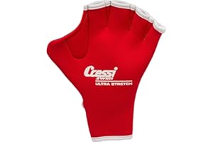 Cressi Swim Gloves, Guanti Palmati in Neoprene per Il Nuoto e l'Allenamento Unisex Adulto