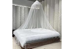 ZZRSYJ Moustiquaire de lit en Forme de dôme, Grand Moustiquaire pour lit, Moustiquaire Filet Baldaquin,Maison et Voyage, Le Jardin(60 x 250 x 900cm)