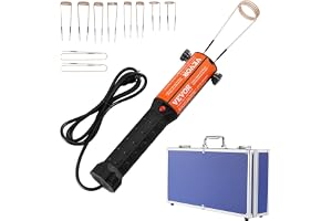 VEVOR 1 KW magnetisk induktionsvärmare set bult induktionsvärmare med 10 x induktionsspolar induktionsvärmare bultborttagare