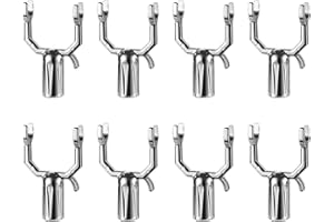 Acboor 8 muletas para árboles, soporte de árbol de aleación de aluminio para apoyar, soporte de ramas, juego de enderezamiento, para jardines ornamentales, huertos, ramas de árboles frutales, viñedos,