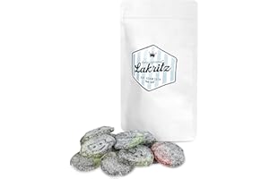 ‎APROPOSGESCHENK Apropos Geschenk Saure Weingummi-Lakritz-Zwillinge aus Schweden (1er Pack / 175g Tüte)