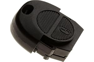 JONGO - Coque de Clé sans Lame Compatible avec Nissan Almera, Almera Tino, Micra, Navara, Patrol, Primera, Serena, Terrano, Vanette - Boitier Clef Plip Voiture Télécommande 2 Boutons