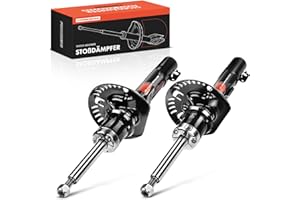 Frankberg 2x Shock absorber Gas pressure Front axle Compatible with A2 8Z0 2000-2005 Cordoba 6L2 2002-2009 Fabia I 6Y2 1999-2008 Replace# 334835