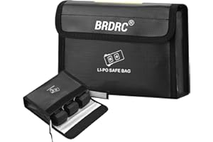 iEago RC Mavic 3 Pro LiPo Battery Safe Bag Fireproof Explosion-proof Lipo Batteries Storage Bag Safety Protection Case for DJI Air 3/Mavic 3 Pro/Mavic 3/Mavic 3 Classic/Mavic 3 Cine (for 3 Batteries)