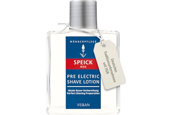 SPEICK Men Pre Electric Shave Lotion vor der Rasur, 100 ml Lotion