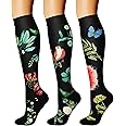Compression Socks (7 Pairs), 15-20 mmhg is BEST Graduated Athletic & Medical for Men & Women, Running, Flight, Travel, Nurses, Pregnant - Boost Performance, Blood Circulation