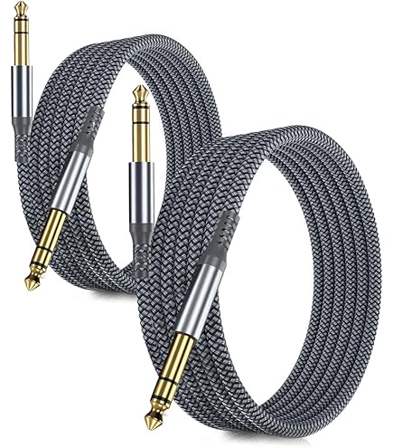 Prise Jack 6.35mm (Lot De 2) Stéréo Femelle TRS Pour Montage