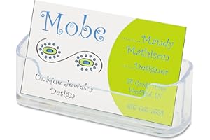 DEFLECTO 70101 Visitenkartenhalter Büro durchsichtig