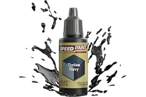 The Army Painter Speedpaint Tyrian Navy 2.0, Single Modellbau Acrylfarbe 18ml Einschichtige Lackierlösung Für Fantasy Tabletop Miniatures Like Warhammer 40k Figuren und DnD Miniatures