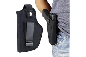 TMRBBESTY Fondina da Trasporto Nascosta,Fondina da Cintura Pistola,Fondina per Pistola Nascosta,Fondina Tattica per Pistola,Fondina universale sinistra e destra,Per la caccia e l'allenamento all'aperto