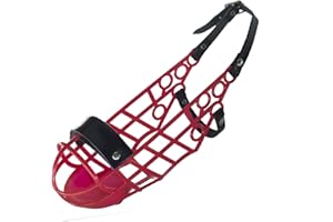 Don Pare Kaganiec 111 w kolorze czerwonym ? Kufel kaganiec do whippetów ? Idealny również jako kaganiec transportowy, firmy Amathings