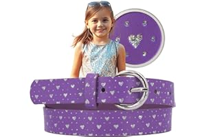 EANAGO Ceinture végétalienne >RÊVE DE FÉE< pour enfants - ceinture à paillettes - ceinture moderne pour filles d'environ 3 à 12 ans