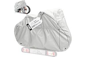 TEAMOBSIDIAN Housse de vélo de transport grise 300D - XL