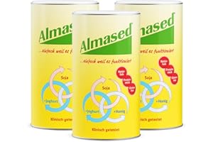 ‎ALMASED Almased Original Pulver für den Stoffwechsel – 3x 500g – Mahlzeitersatz für die Gewichtsreduktion – frei von künstlichen Zusätzen – vegetarisch und glutenfrei – 30 Portionen