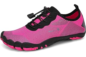 Dannto Hombre Mujer Zapatos de Agua para Hombre Surf Escarpines Playa Natación Respirable Antideslizante Playa Natación Aire Libre Zapatos de Agua para Vela,Kayak,Buceo