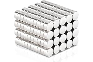 KEUKENKET 200Pcs Neodymium Disc Magnets,4x2mm Small Round Magnet Rare Earth Magnets for Fridge,Neodymium Magnet Heavy Duty for Crafts Fridge Whiteboard Office DIY