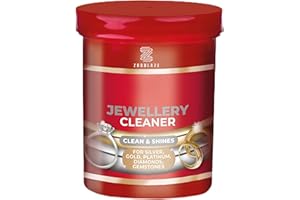 Liquid Jewellery Cleaner with Basket for Silver, Gold and Diamonds, 145ml by Zooblaze