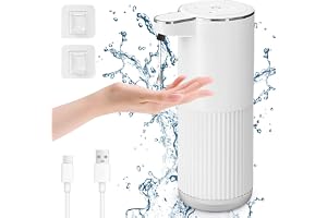 Cuteefun tvåldispenser automatisk, power display, vit, för flytande tvål