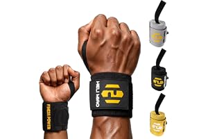 HELI MIAO handledsbandage styrketräning, 2 stycken justerbara handledsstöd sport, handledsbandage för fitness, gym, vardag