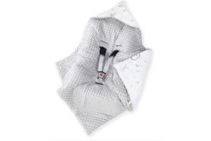 Amilian Copertina per ovetto, 90 x 90 cm, per il comfort e la sicurezza del vostro bambino, per passeggino o seggiolino auto, riccio