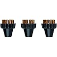 Polti Vaporetto Brass Brushes for Eco Pro 3.0 and Classic Steam Cleaners