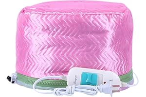 predolo Cappello per La Cura Dei Capelli, Cuffia Termica per Capelli Elettrica per La Cura, La Riparazione, La Permanente E La Tintura Dei Capelli, Temperatura Regolabili Da 20-69 °c