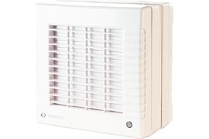 VENTS Ventilador de ventana con persiana automática – Ø 125 mm (9232)