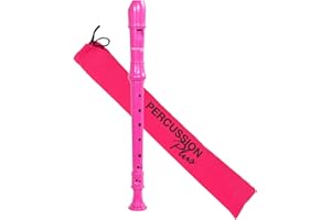 Percussion Plus PP1615 Colourful Soprano Descant Recorder - Pink