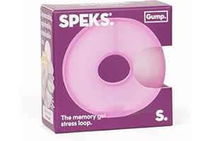 SPEKS Gump Loop | MoonJelly | Ultra Soft Squishy Fidget Toy for Adults & Teens | Palm Sized Fun Stress Relief & Desk Toy | Squeezable Memory Loop with Gel Filling