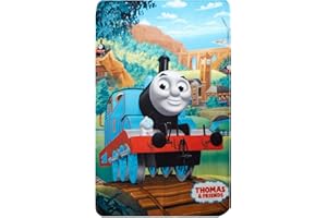 THOMAS UND FREUNDE HORLAT Fleece blanket Thomas & Friends 100 x 150 cm for children to cuddle, cuddly blanket with Oeko Tex Standard 100