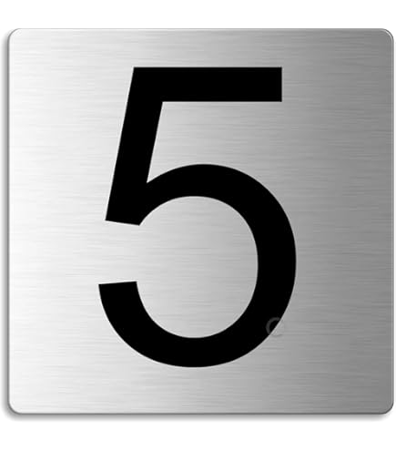 Plaque Numéro De Maison Acrylique - Dim. H 100 X 150 Mm - PrimoLaser, Plaque Num