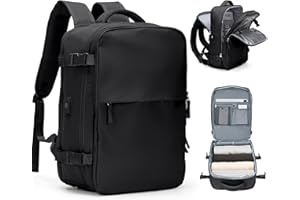 HPLQQ Mochila Viaje Cabina Avion 40x20x25 para Ryanair Mochilas para Mujer Bolsa de Cabina 45X36X20 Equipaje de Mano Cabina Avion Mochila de Senderismo Mochila Impermeable Cabina Mochila