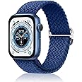 Mosmoc Compatible with Apple Watch Straps 45mm 44mm 42mm 49mm and 41mm 40mm 48mm, Solo Loop Nylon Braided Replacement Band for iWatch Series 9 8 7 6 5 SE/SE2 4 3 2 1 Ultra2/Ultra (Watch Not Included)