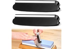 YUFFQOPC 2 Stück Schleifhilfe Messer Schleifhilfe für Schleifstein Professionelle Messerschärfführung zufälliger Messerschärfer-Winkelführung Winkel Halter für Schärfen auf Schleifsteinen für Anfänger