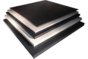 BLUECRAFT Placa rígida de PVC (495 x 495 x 10 mm), color gris oscuro