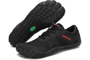 SAGUARO Unisex Barfußschuhe Damen Minimalistische Fitnessschuhe Herren Outdoor Wanderschuhe Traillaufschuhe Gr.36-48