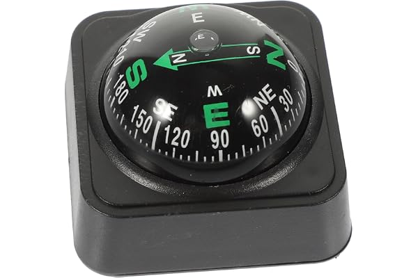 Boussole Marine pour Bateaux Boussole De Bateau Montage en Boussole De Voiture De Tableau De Bord Boussole De Voiture Boule Boussole pour Tableau De Bord Boussole