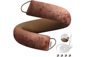 ‎FOWONG fowong Zugluftstopper für Türen 97x10 cm, Türdichtung zugluftstopper Extra Schwere-Waschbar-Isolierung, Fensterdichtung Luftstopper mit Selbstklebende Klebeband, Kalt Luft Insekt Licht Blockiert,Braun