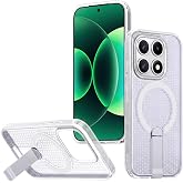 Rongep [Air-Nova] Xiaomi 17 i&ccedil;in Kılıf Dikey Standlı G&uuml;&ccedil;l&uuml; Manyetik [MagSafe ile Uyumlu] Mi 17 Koruyucu PC+TPU Isı Dağılımı S