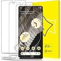 GiiYoon 3-Pack skärmskydd för Google Pixel 7 Pro, HD klar bubbelfri inga upphöjda kanter inte våt applikation flexibel TPU mj