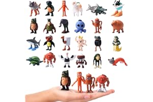 71NMLY 24PCS Italian Brainrot Figuren Set,Tung Tung Tung Sahur Spielzeugfiguren Tralalero Tralala Figure Creative Brainrot Figuren Schreibtisch Dekoration für Sammler Lustige FüR Kinder&Erwachsene