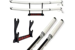 FEENOMENN FÉENOMENN Katana Demon Slayer Pack Inosuke - 2 spade lama in legno, supporto giapponese doppio incluso