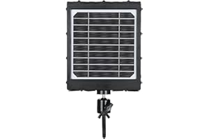 Acuxiaza Rechargeable Solar Panel 8000mAH Output 6V 9V 12V IP66 Waterproof Portable Solar Panel Charger Kit for Trail Camera, Wildlife Camera, Security Camera, Outdoor Camping, LED Light
